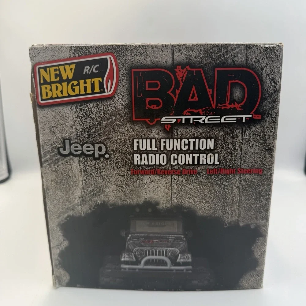 Vintage 2011 New Bright Bad Street Jeep Wrangler R/C New Open Box